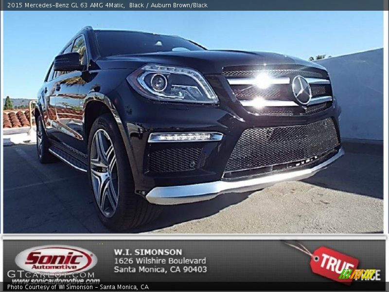 Black / Auburn Brown/Black 2015 Mercedes-Benz GL 63 AMG 4Matic