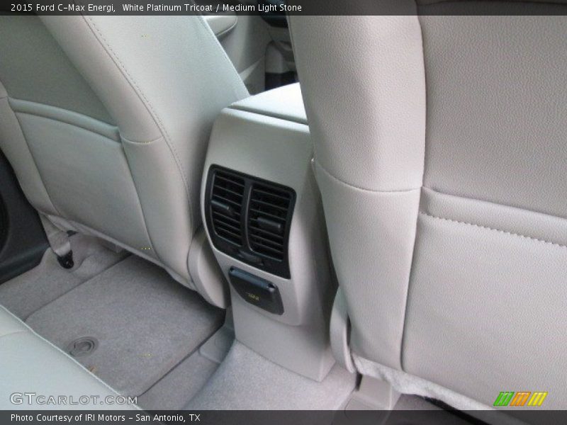 White Platinum Tricoat / Medium Light Stone 2015 Ford C-Max Energi