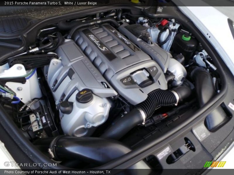  2015 Panamera Turbo S Engine - 4.8 Liter DFI Twin-Turbocharged DOHC 32-Valve VarioCam Plus V8