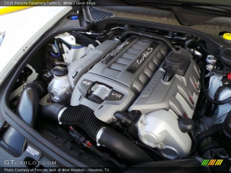  2015 Panamera Turbo S Engine - 4.8 Liter DFI Twin-Turbocharged DOHC 32-Valve VarioCam Plus V8