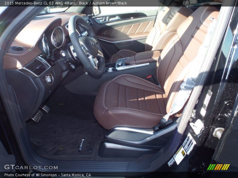 Black / Auburn Brown/Black 2015 Mercedes-Benz GL 63 AMG 4Matic