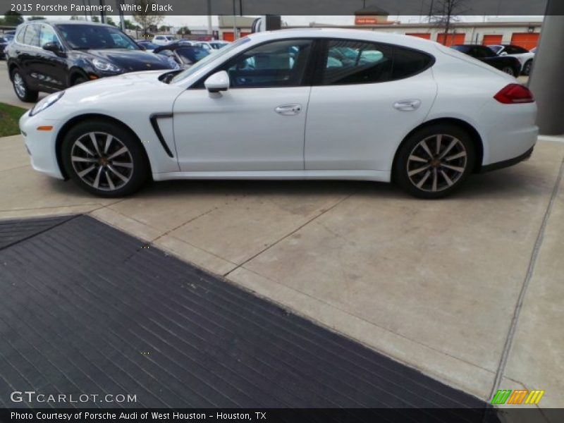 White / Black 2015 Porsche Panamera
