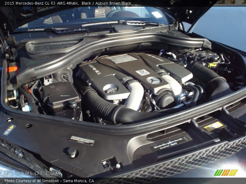 Black / Auburn Brown/Black 2015 Mercedes-Benz GL 63 AMG 4Matic