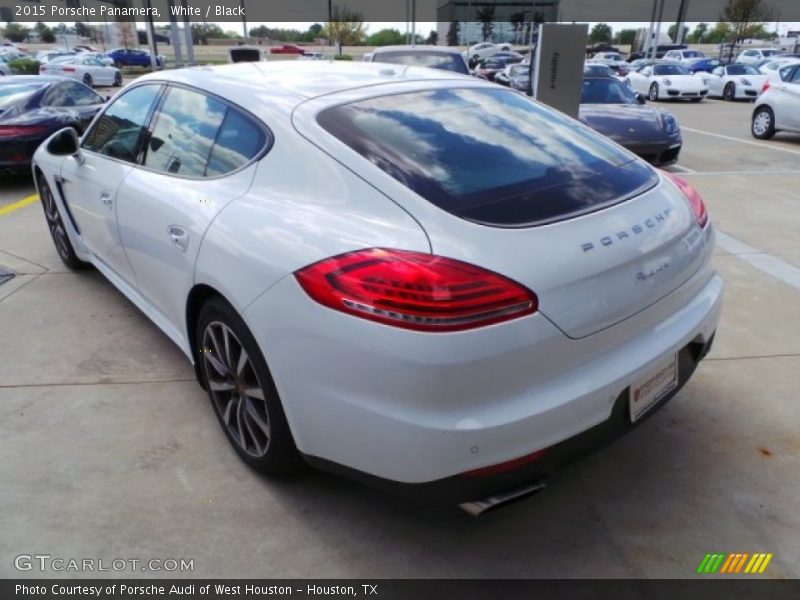 White / Black 2015 Porsche Panamera