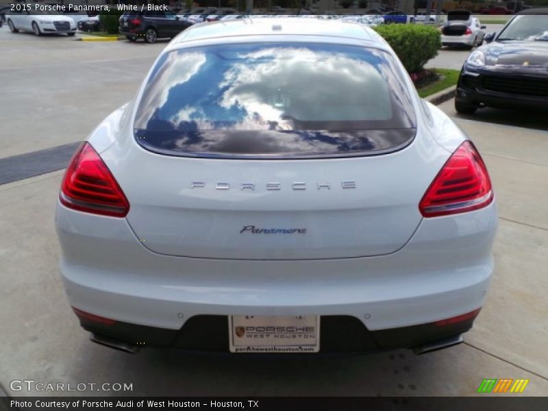 White / Black 2015 Porsche Panamera