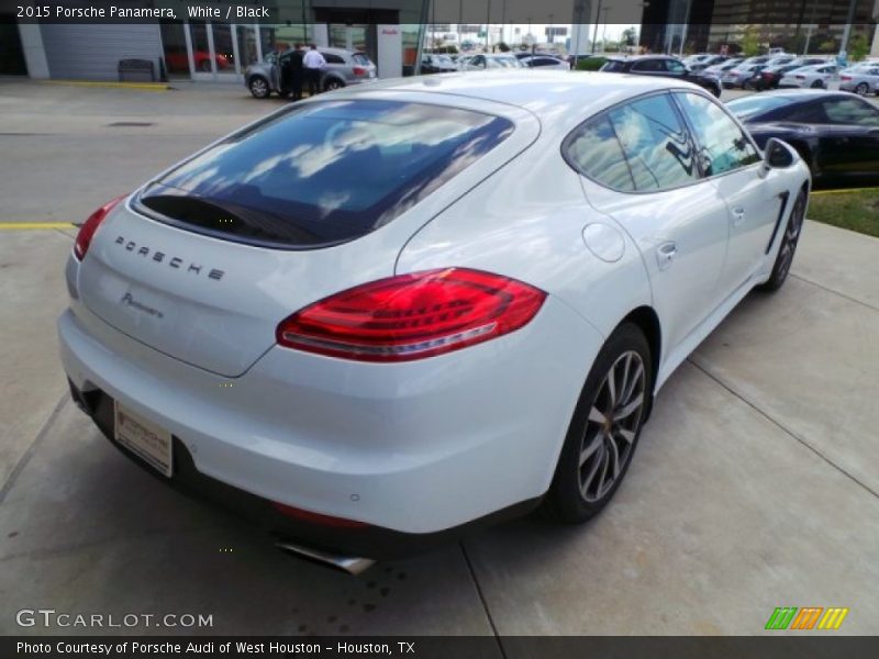 White / Black 2015 Porsche Panamera