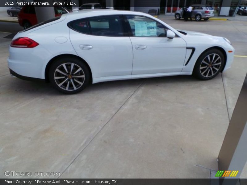 White / Black 2015 Porsche Panamera