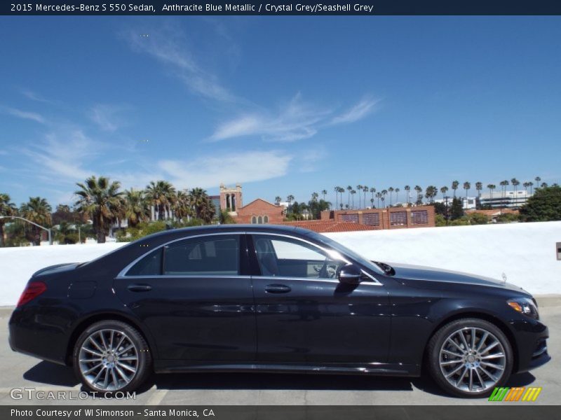  2015 S 550 Sedan Anthracite Blue Metallic