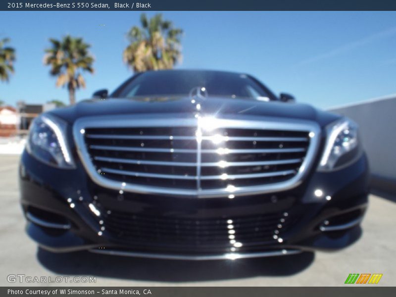 Black / Black 2015 Mercedes-Benz S 550 Sedan
