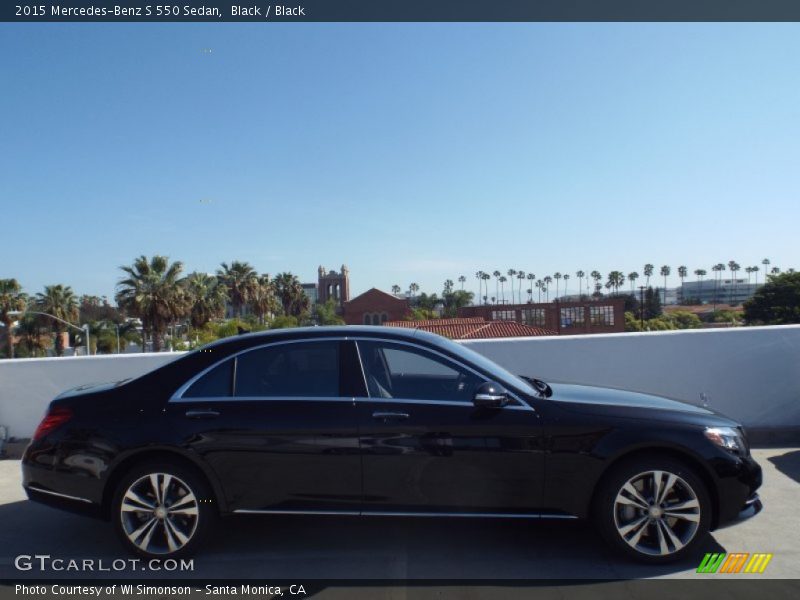 Black / Black 2015 Mercedes-Benz S 550 Sedan