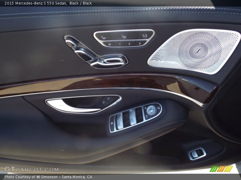 Black / Black 2015 Mercedes-Benz S 550 Sedan