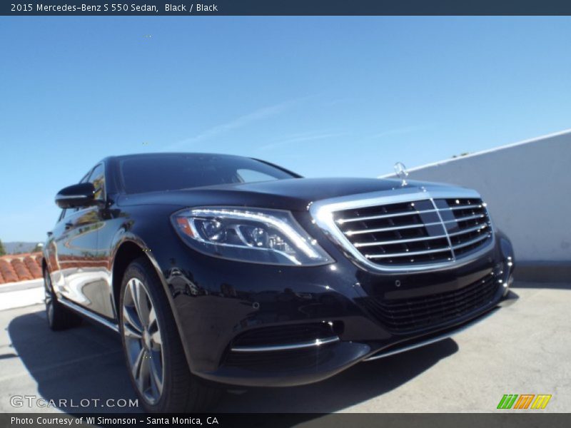 Black / Black 2015 Mercedes-Benz S 550 Sedan