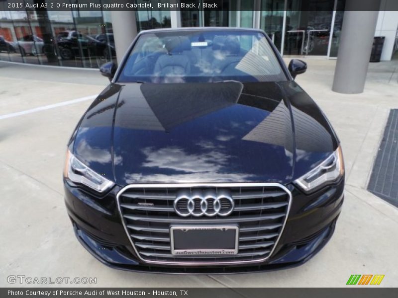 Brilliant Black / Black 2015 Audi A3 2.0 Premium Plus quattro Cabriolet
