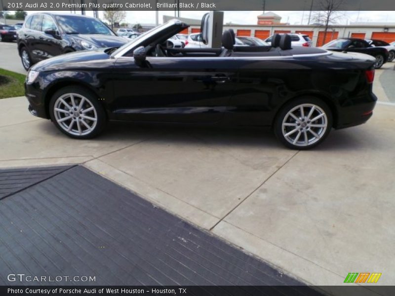 Brilliant Black / Black 2015 Audi A3 2.0 Premium Plus quattro Cabriolet