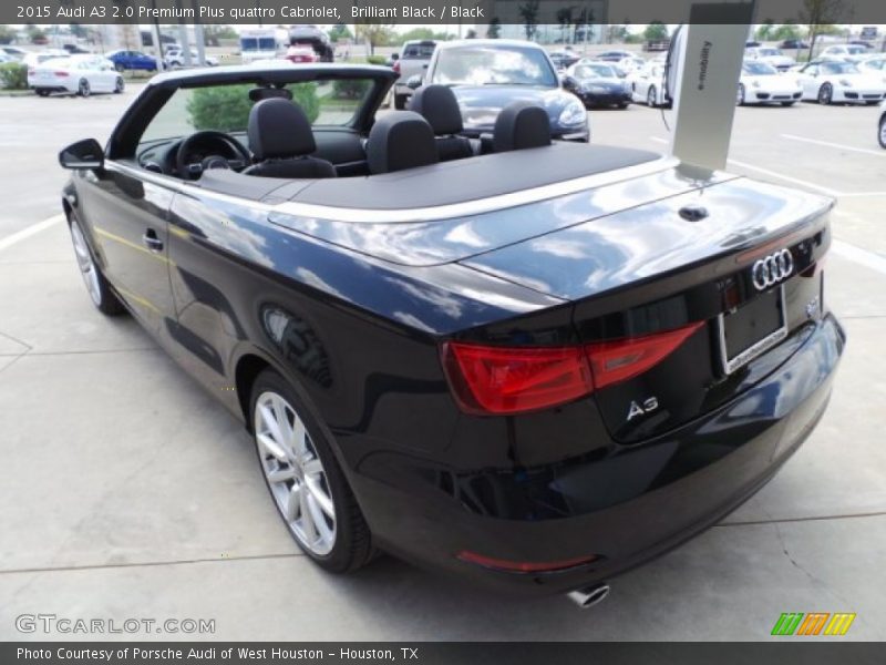 Brilliant Black / Black 2015 Audi A3 2.0 Premium Plus quattro Cabriolet