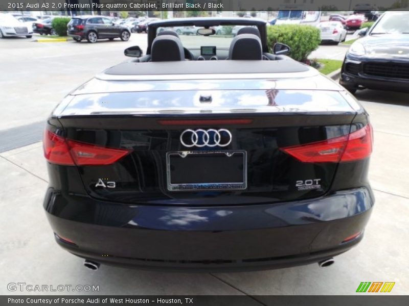 Brilliant Black / Black 2015 Audi A3 2.0 Premium Plus quattro Cabriolet