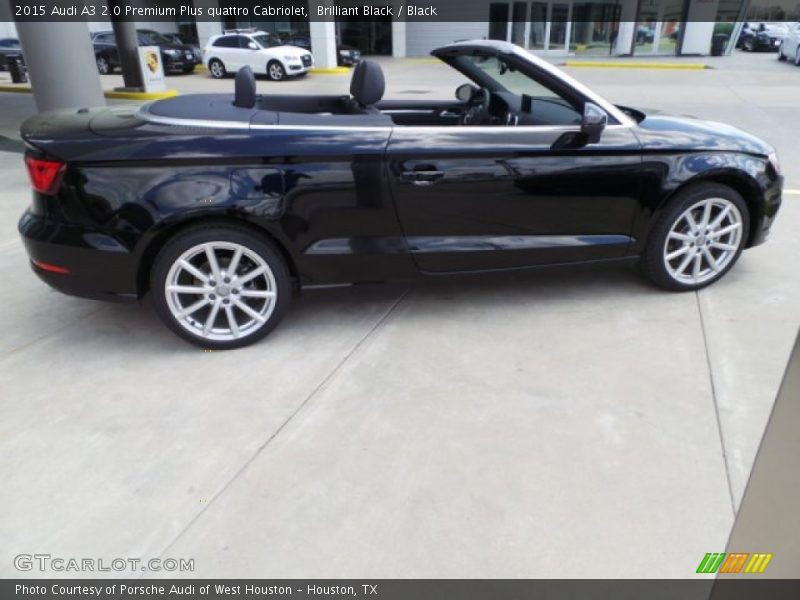 Brilliant Black / Black 2015 Audi A3 2.0 Premium Plus quattro Cabriolet