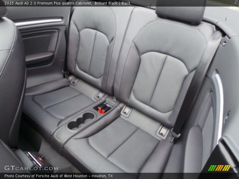 Rear Seat of 2015 A3 2.0 Premium Plus quattro Cabriolet