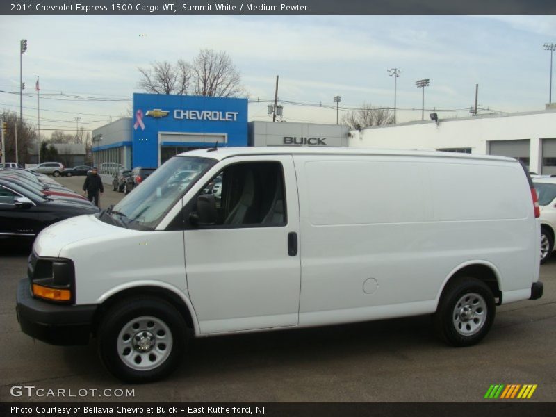 Summit White / Medium Pewter 2014 Chevrolet Express 1500 Cargo WT