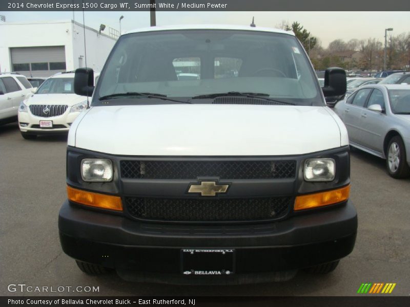 Summit White / Medium Pewter 2014 Chevrolet Express 1500 Cargo WT