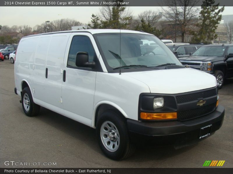 Summit White / Medium Pewter 2014 Chevrolet Express 1500 Cargo WT