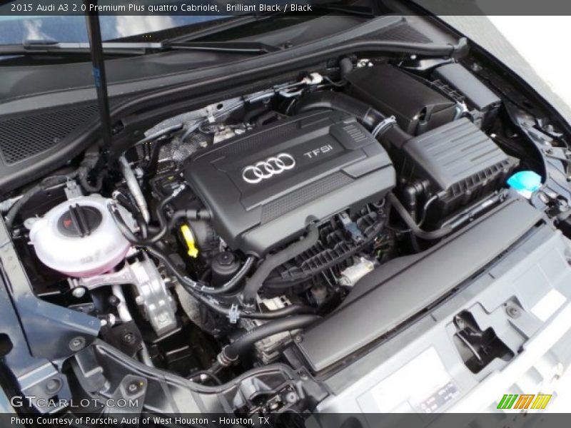  2015 A3 2.0 Premium Plus quattro Cabriolet Engine - 2.0 Liter Turbocharged/TFSI DOHC 16-Valve VVT 4 Cylinder