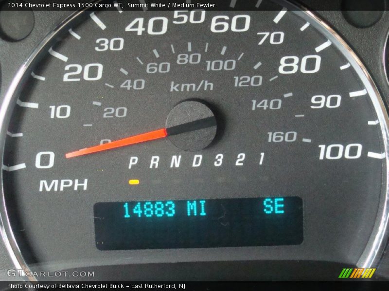 Summit White / Medium Pewter 2014 Chevrolet Express 1500 Cargo WT