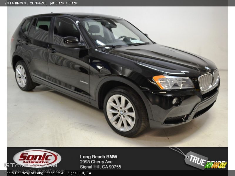 Jet Black / Black 2014 BMW X3 xDrive28i