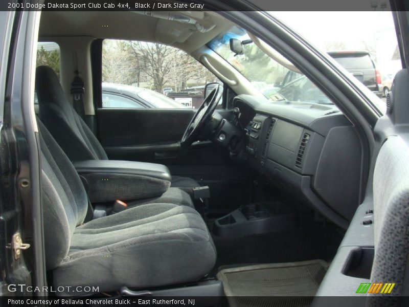 Black / Dark Slate Gray 2001 Dodge Dakota Sport Club Cab 4x4