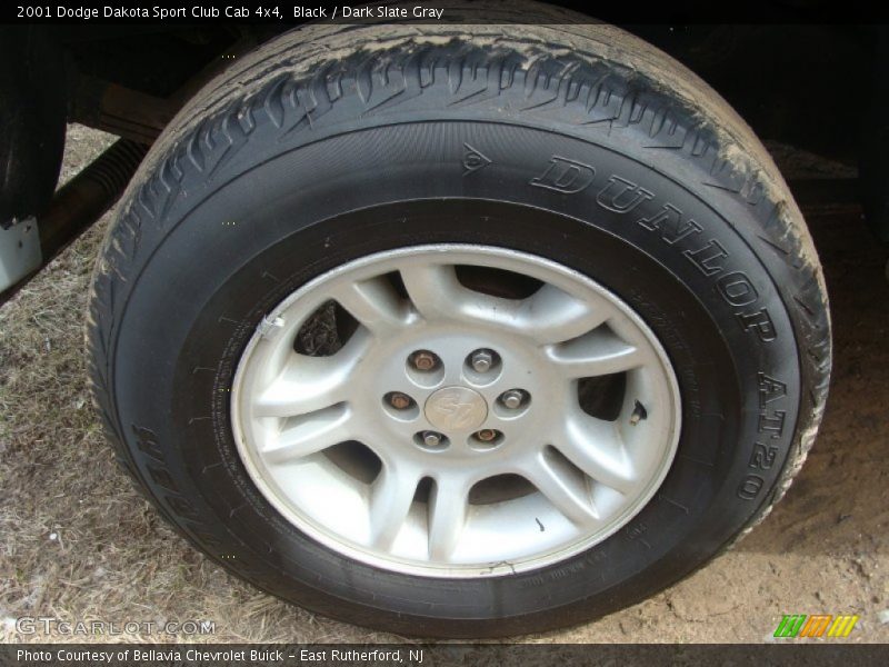 Black / Dark Slate Gray 2001 Dodge Dakota Sport Club Cab 4x4