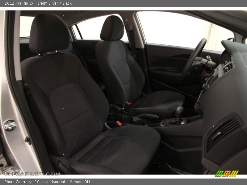 Bright Silver / Black 2012 Kia Rio LX