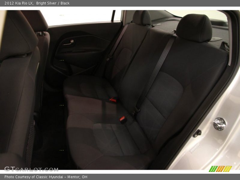 Bright Silver / Black 2012 Kia Rio LX