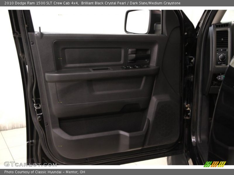 Brilliant Black Crystal Pearl / Dark Slate/Medium Graystone 2010 Dodge Ram 1500 SLT Crew Cab 4x4