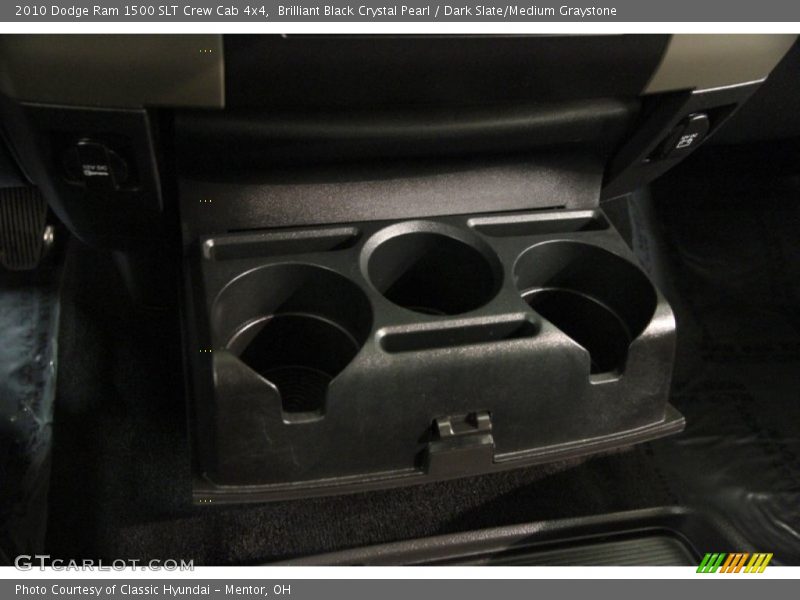 Brilliant Black Crystal Pearl / Dark Slate/Medium Graystone 2010 Dodge Ram 1500 SLT Crew Cab 4x4
