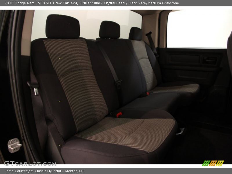 Brilliant Black Crystal Pearl / Dark Slate/Medium Graystone 2010 Dodge Ram 1500 SLT Crew Cab 4x4