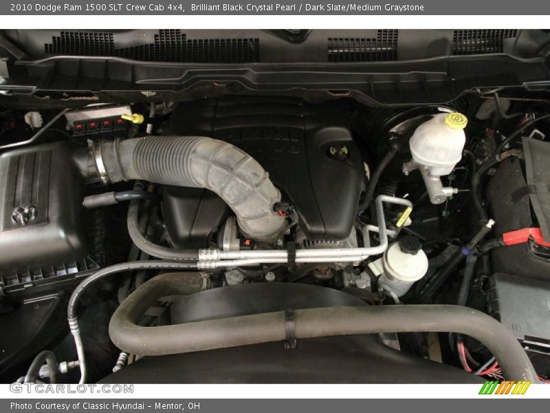 Brilliant Black Crystal Pearl / Dark Slate/Medium Graystone 2010 Dodge Ram 1500 SLT Crew Cab 4x4