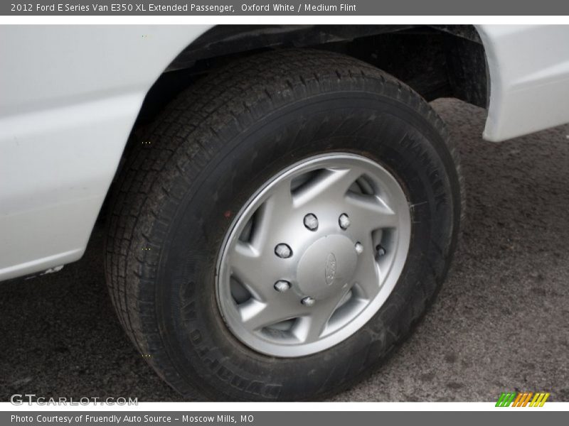 Oxford White / Medium Flint 2012 Ford E Series Van E350 XL Extended Passenger