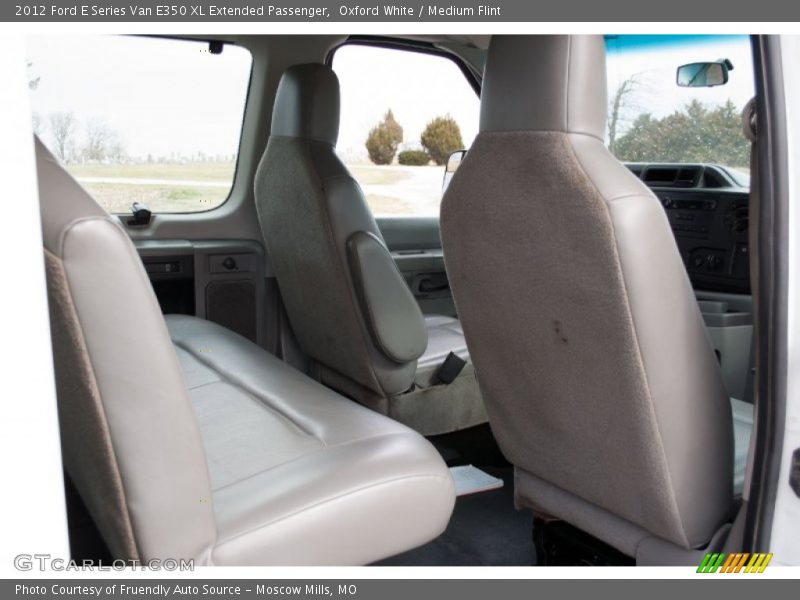 Oxford White / Medium Flint 2012 Ford E Series Van E350 XL Extended Passenger
