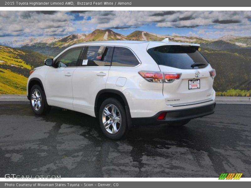 Blizzard Pearl White / Almond 2015 Toyota Highlander Limited AWD
