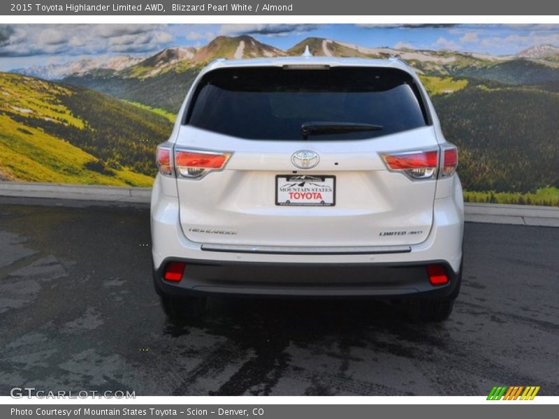 Blizzard Pearl White / Almond 2015 Toyota Highlander Limited AWD