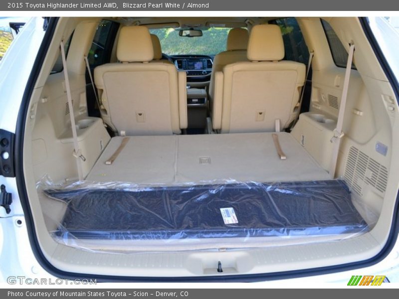 Blizzard Pearl White / Almond 2015 Toyota Highlander Limited AWD