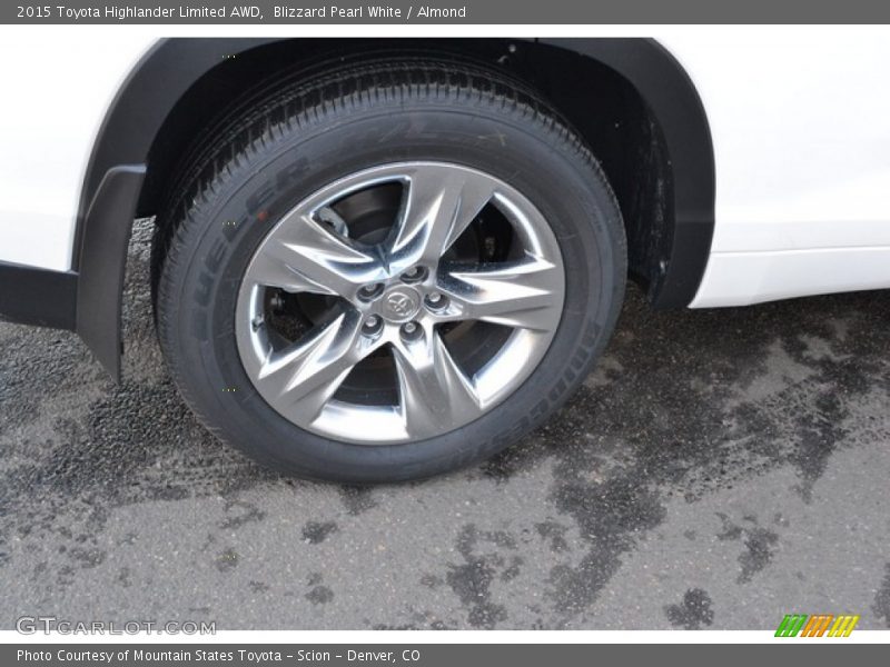 Blizzard Pearl White / Almond 2015 Toyota Highlander Limited AWD