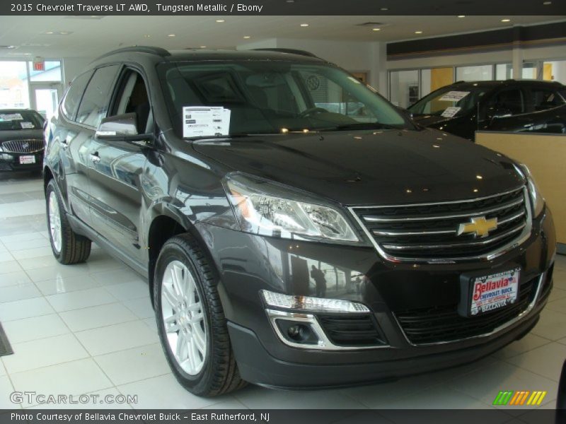 Tungsten Metallic / Ebony 2015 Chevrolet Traverse LT AWD