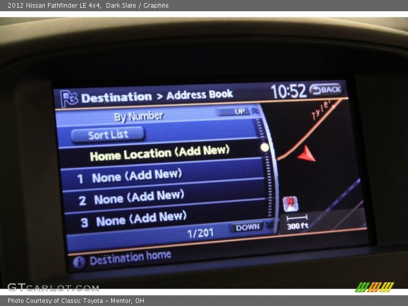 Dark Slate / Graphite 2012 Nissan Pathfinder LE 4x4