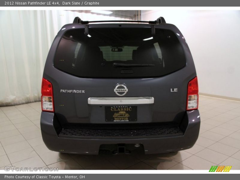Dark Slate / Graphite 2012 Nissan Pathfinder LE 4x4