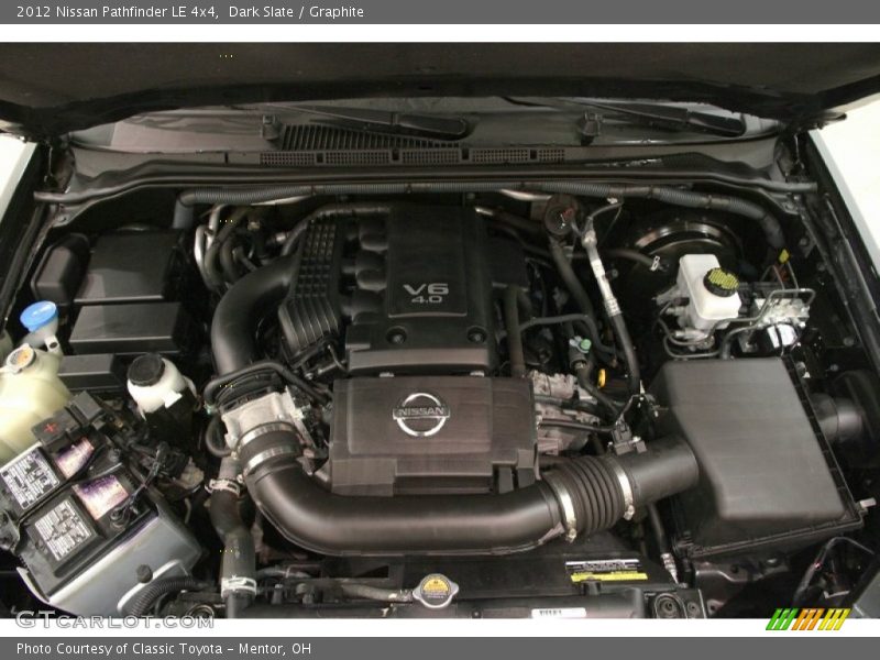  2012 Pathfinder LE 4x4 Engine - 4.0 Liter DOHC 24-Valve CVTCS V6
