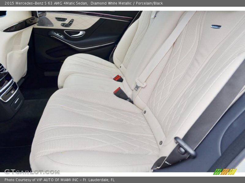 Rear Seat of 2015 S 63 AMG 4Matic Sedan