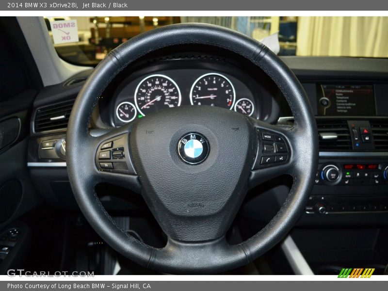 Jet Black / Black 2014 BMW X3 xDrive28i
