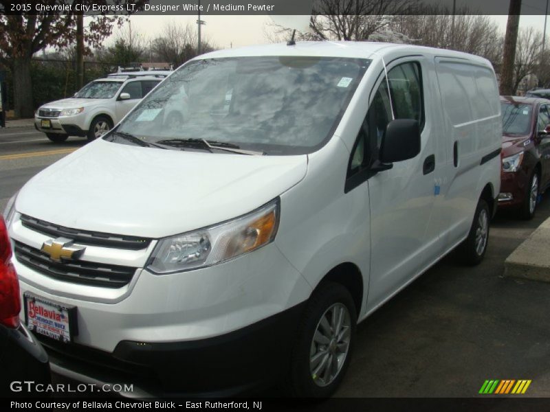 Designer White / Medium Pewter 2015 Chevrolet City Express LT