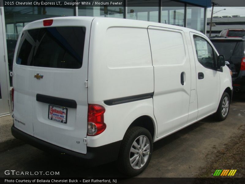 Designer White / Medium Pewter 2015 Chevrolet City Express LT